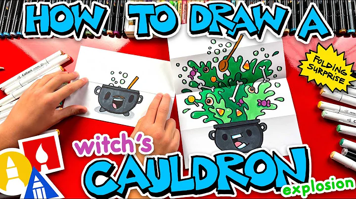 How To Draw A Witch's Cauldron Folding Surprise