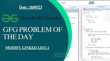 Modify Linked List - 1 || Geeksforgeeks || GFG POTD