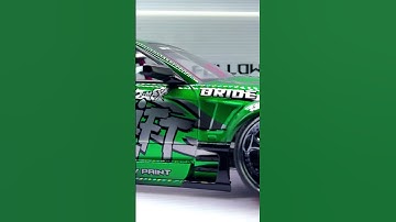 All made with paint. Customizing RC drift bodyshells with airbrushing techniques