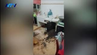 KOMPOR WARGA SRONO MELEDUK SAAT MASAK KUE