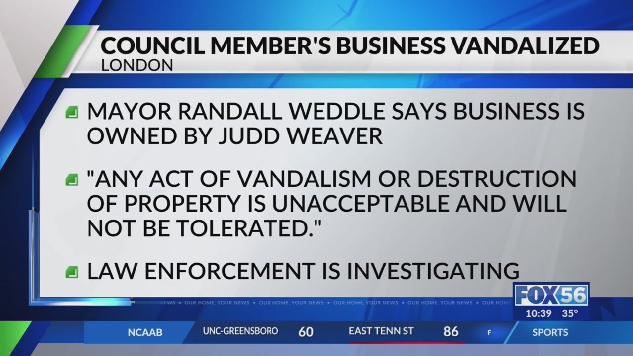 London council member's business vandalized