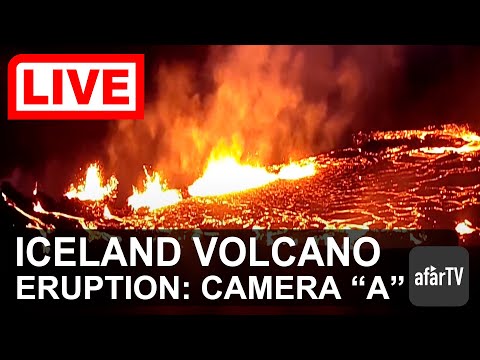 ? LIVE: Iceland Volcano Eruption in Reykjanes (Cam A)