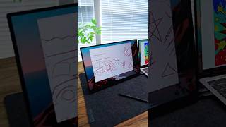 Digital Art Setup: MacBook Air & RO10 PRO Portable Monitor