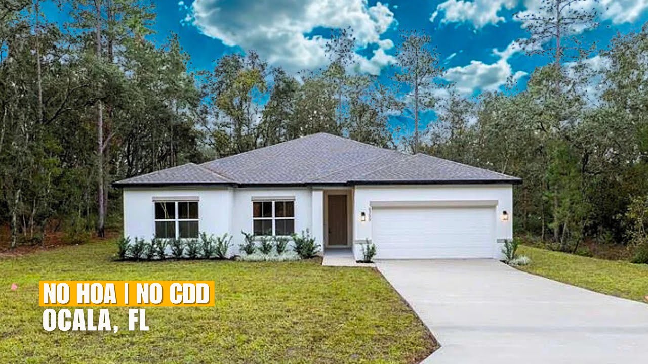 No HOA, No CDD! 4-Bedroom 3 Bathroom New Home in Ocala, FL | Spacious Living & Total Freedom!