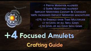 How To Craft Endgame +4 Amulets in PoE 3.28 - Profit crafting &amp; crafting Guide