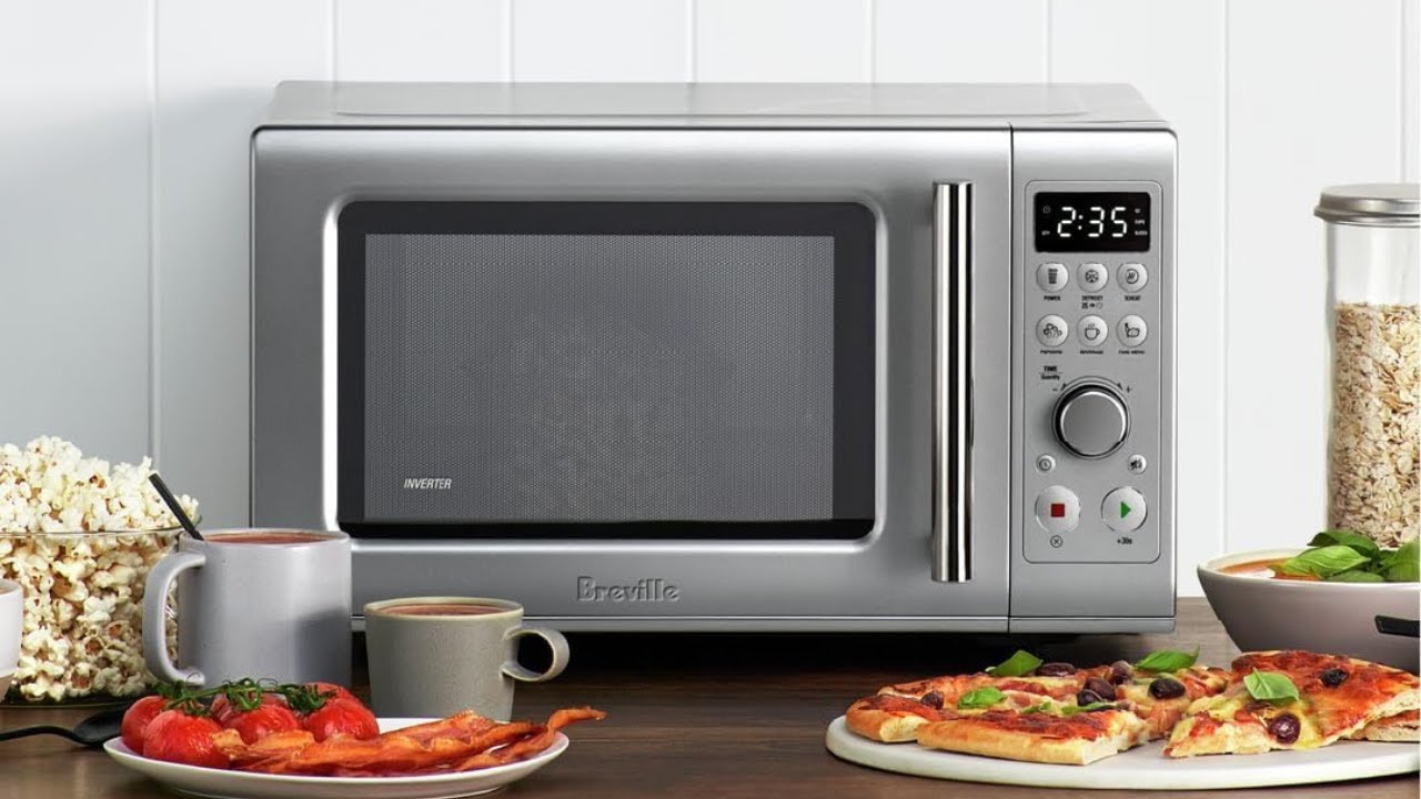 Breville Countertop Compact Wave SoftClose Microwave Oven BMO650SIL