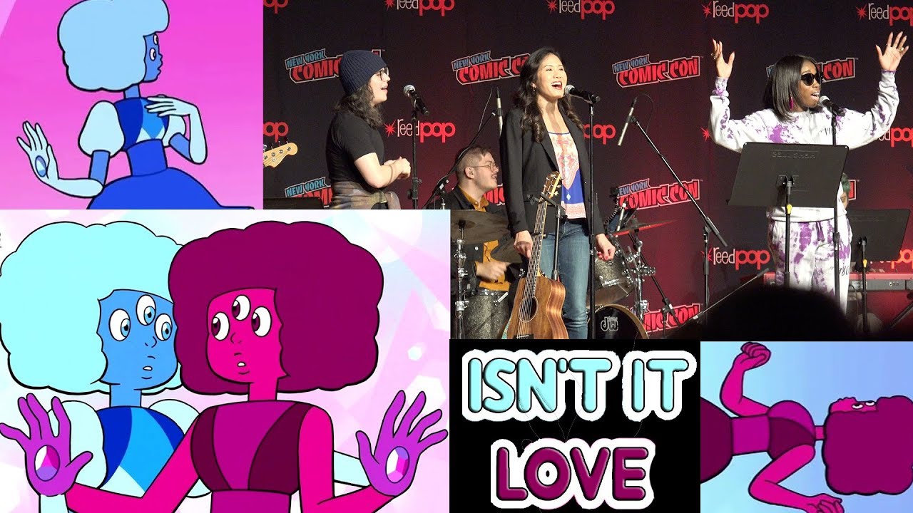 Estelle, DeeDee Magno & Rebecca Sugar @NYCC19 Sing "ISN'T IT LOVE" 