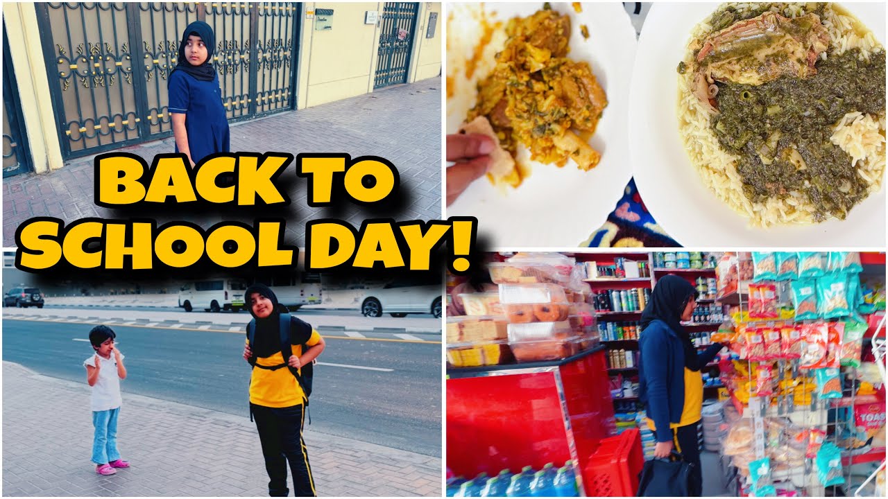 First Day Back to School in Dubai 🇦🇪 | Mom Daily Routine + 3 Dishes from 1 Recipe
