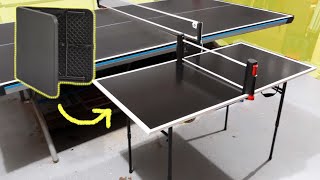 How to Make a Portable Ping Pong Table From a Cheap Folding Table