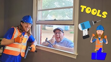 Tools for Kids | Handyman Hal Shares his Tools and Helps a Friend