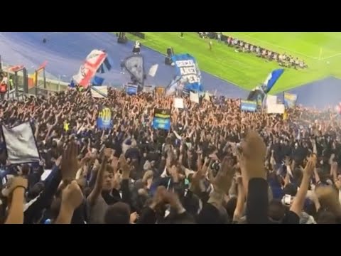 Curva Nord Milano Away In Stadio Olimpico AS Roma Vs Inter Milan 0 1 