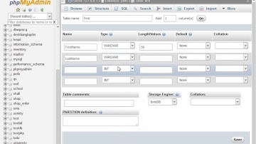 how to create database in xampp server