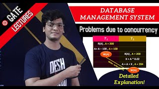 Famous Lost Update and Dirty Read Problem | Problems due to concurrency | DBMS | Gate lecture Wealth