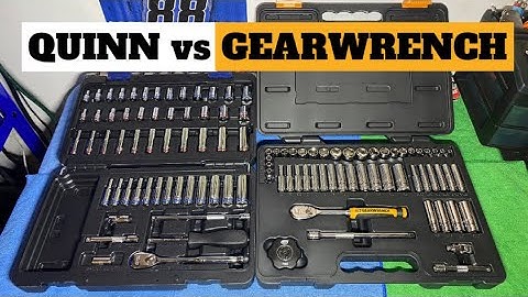 QUINN 1/4” Master Socket Set vs GEARWRENCH 1/4” 90T Socket Set