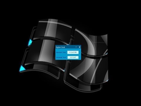 Digital Watch Using Java Swing Demo || Deep Guider