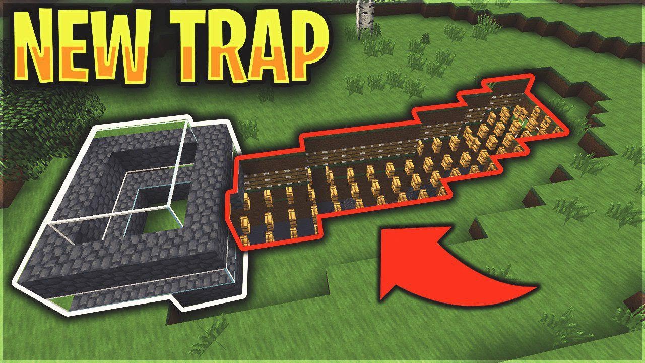*NEW* FAKE 2-HIGH BASE FENCE GATE TRAP... *OP* - Living with Trappers #3 | Minecraft HCF - YouTube