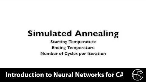 Introduction to Neural Networks for C# (Class 7/16, Part 1/3) simulated annealing traveling salesman