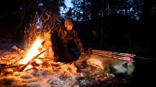 Didn’t see that coming! Catch and Cook | Traditional Bowhunting Deer