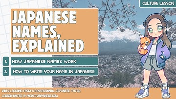 How to write your name in Japanese
