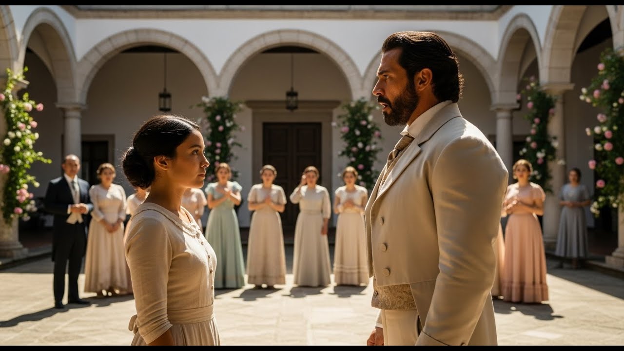 “Hablo 7 idiomas, señor” — sus palabras hicieron callar al hacendado que se reía de ella!