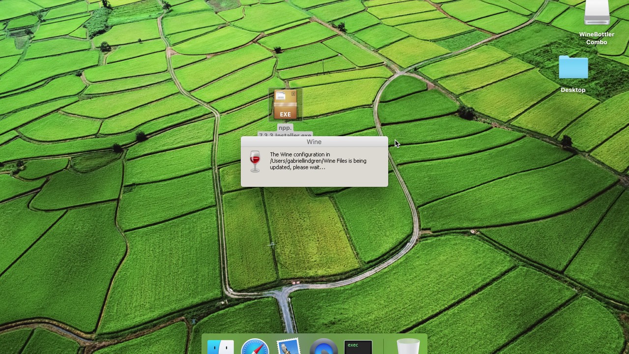 how to run exe on mac without winebottler