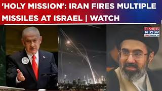 Iran Launches Missile Barrage At Israel, Issues Fresh Warning After Deadly Beirut Strikes | WATCH