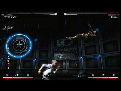 Mortal Kombat XL: Cassie (Brawler) 0Bar 31% Combo