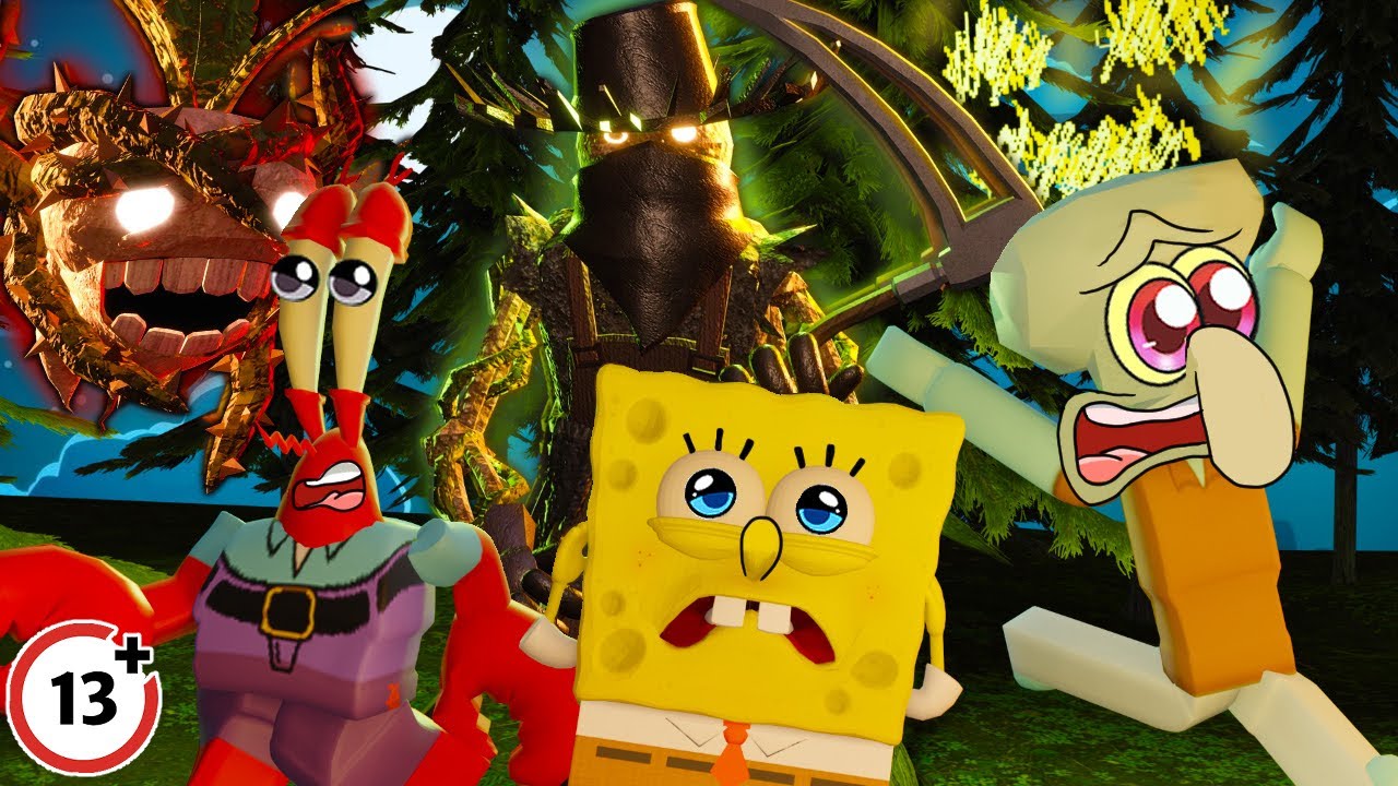 Can SpongeBob Escape the GREAT OUTDOORS!? (NOT FOR KIDS!)