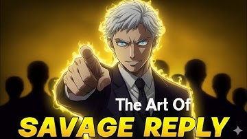 How to Destroy Anyone in Arguments | learn the art of SAVAGE REPLY