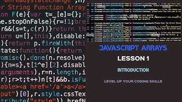 JavaScript Arrays Introduction Lesson 1