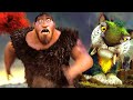 Grug salva Chunky, la tigre dai denti a sciabola 🙀🔥 | I Croods | Clip in Italiano 🔥 4K