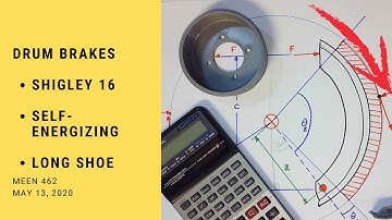 Drum Brakes | Shigley 16 | MEEN 462