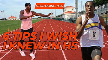 6 SPRINT TIPS I Wish I Knew in High School 🤯|| Don