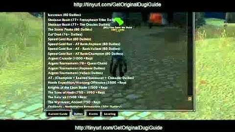 World Of Warcraft Guide To Leveling - Dugi