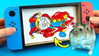 Drawing killed Pomni for Cardboard Game ❤️ The Amazing Digital Circus by HAMSTERS SHOW 1,181 views 1 month ago 4 minutes, 53 seconds