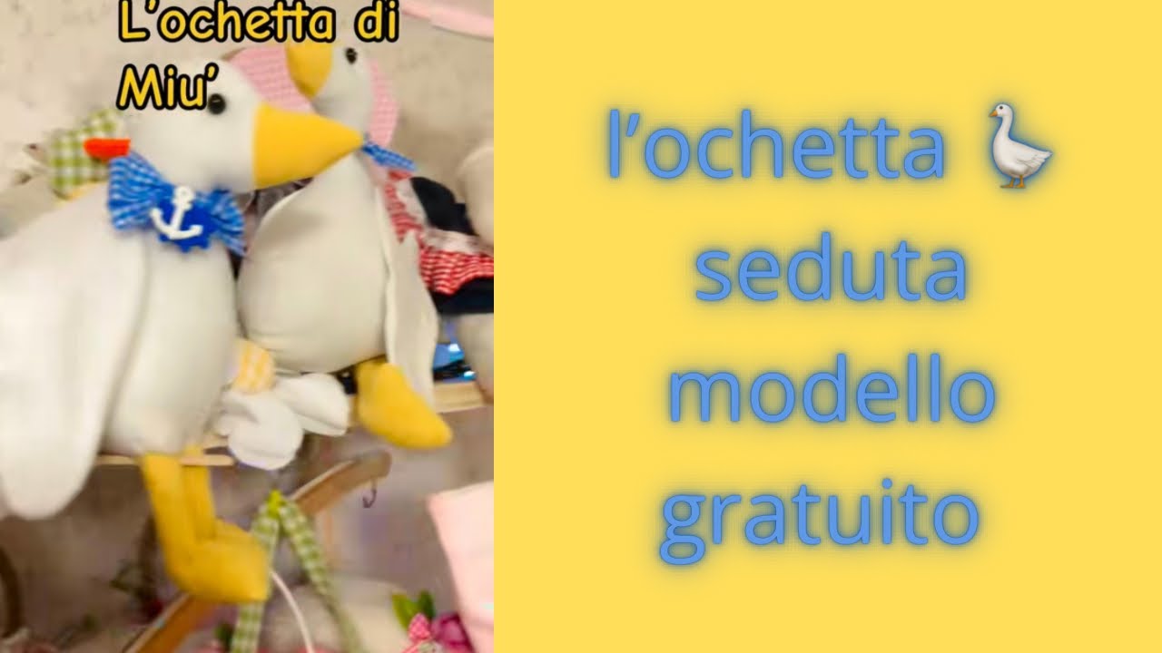 25 💝 OCHETTA FACILISSIMA  🪿🌼 CARTAMODELLO GRATIS
