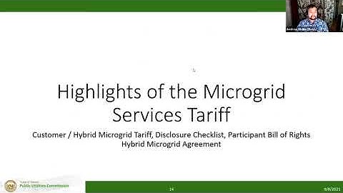 NARUC-NASEO Microgrids State Working Group Webinar: Microgrid Tariff Development