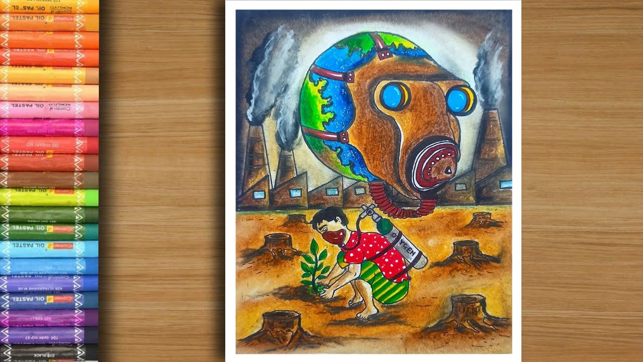 Stop pollution drawing| save Earth drawing| Save environment save ...