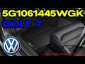 5G1061445WGK Коврики салона текстильные Optimat VW Golf 7