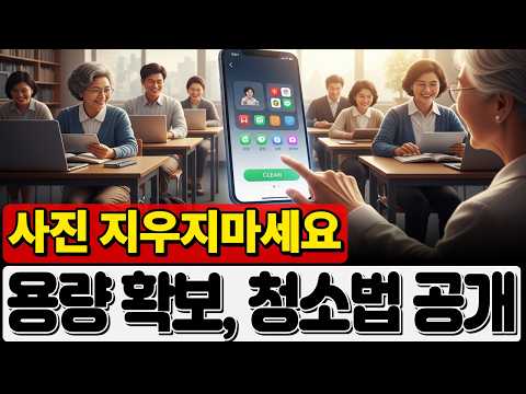 용량 부족할 때 '이것'부터 하세요! 사진 한 장 안 지우고 5GB 비우는 법