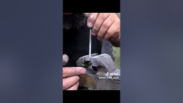 350 RAZOR BLADES FORGED INTO A SHARP KNIFE#seo