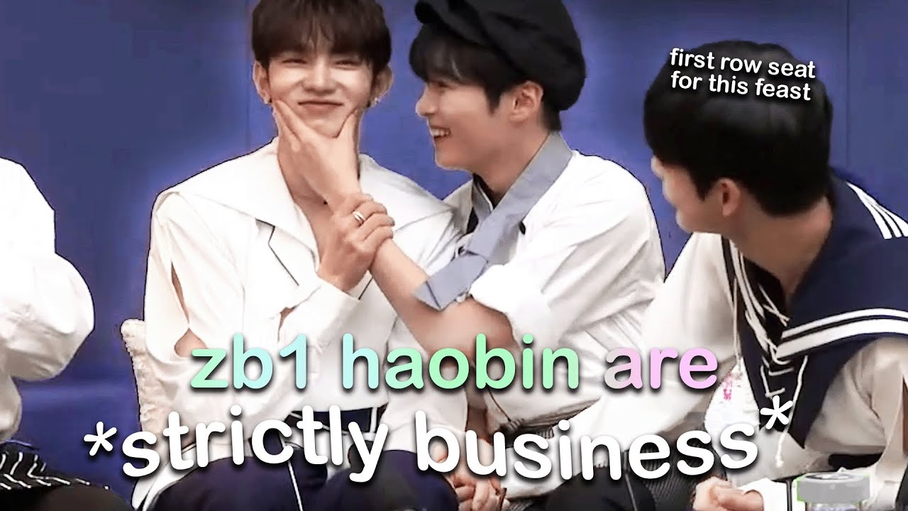 ZB1 ZHANG HAO  HANBIN intensifying their strictly business relationship