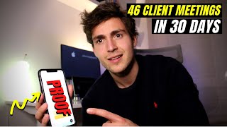How I Closed 46 SMMA Client Meetings in 30 Days [my full process REVEALED...]