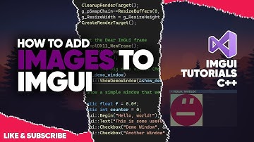 [Dear ImGui C++] Add Images to ImGui from Memory (DirectX 11)