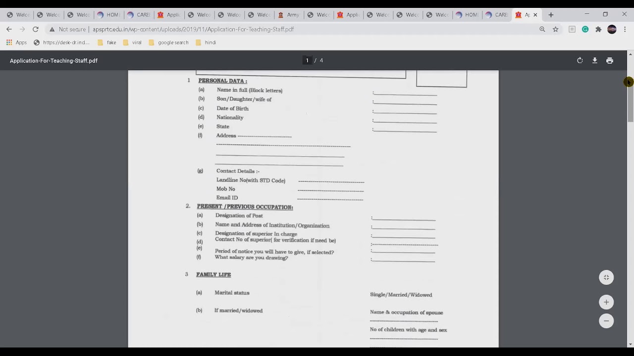 ARMY PUBLIC SCHOOL VACANCIES 2021