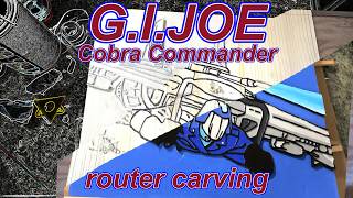 Building A GI Joe Picture Cobra Commander Woodworking Project