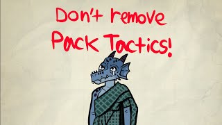 Please don't remove Pack Tactics from Kobolds!   D&D 5E