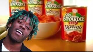 Ps & Qs by Lil Uzi Vert while in a Chef Boyardee commercial