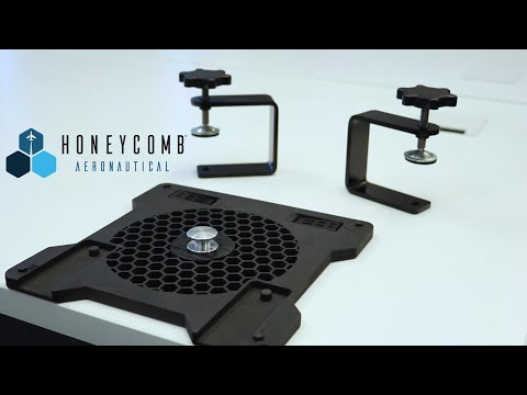Honeycomb Aeronautical Alpha Flight Controls Yoke and Switch Panel with USB  Hub