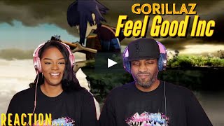 First time hearing Gorillaz "Feel Good Inc." Reaction | Asia and BJ